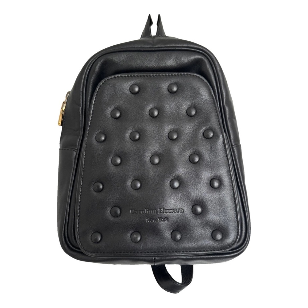 💛💝 CAROLINA HERRERA Mini Leather Patted Backpack